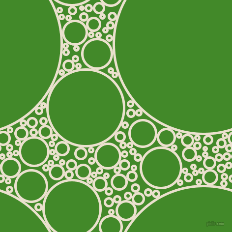 bubbles, circles, sponge, big, medium, small, 5 pixel line width, Bleach White and La Palma circles bubbles sponge soap seamless tileable
