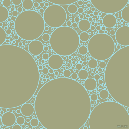 bubbles, circles, sponge, big, medium, small, 2 pixel line width, Blizzard Blue and Locust circles bubbles sponge soap seamless tileable