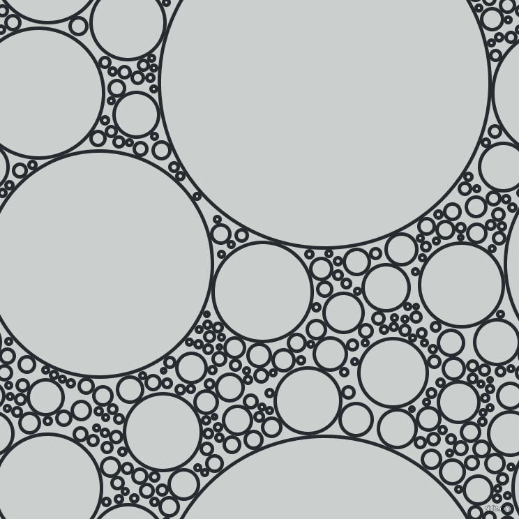bubbles, circles, sponge, big, medium, small, 5 pixel line width, Blue Charcoal and Geyser circles bubbles sponge soap seamless tileable