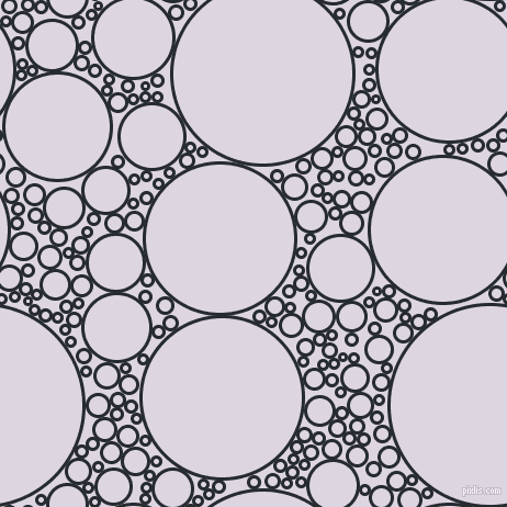 bubbles, circles, sponge, big, medium, small, 3 pixel line width, Blue Charcoal and Titan White circles bubbles sponge soap seamless tileable