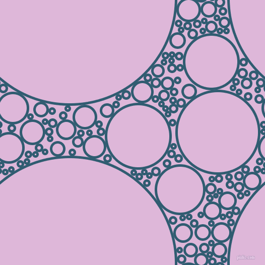bubbles, circles, sponge, big, medium, small, 5 pixel line width, Blumine and French Lilac circles bubbles sponge soap seamless tileable
