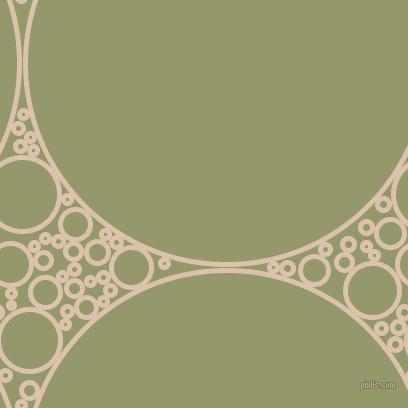 bubbles, circles, sponge, big, medium, small, 5 pixel line width, Bone and Avocado circles bubbles sponge soap seamless tileable
