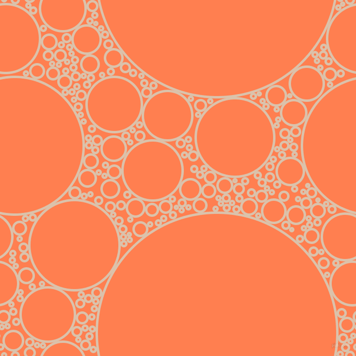 bubbles, circles, sponge, big, medium, small, 5 pixel line width, Bone and Coral circles bubbles sponge soap seamless tileable