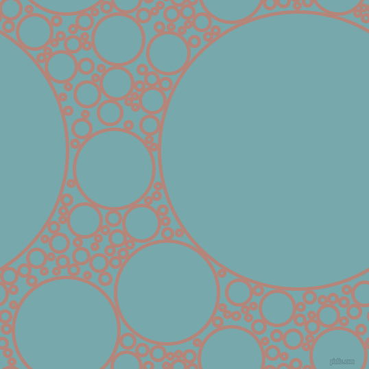 bubbles, circles, sponge, big, medium, small, 5 pixel line width, Brandy Rose and Neptune circles bubbles sponge soap seamless tileable