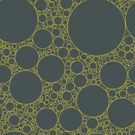 bubbles, circles, sponge, big, medium, small, 2 pixel line widthBrass and Dark Slate circles bubbles sponge soap seamless tileable