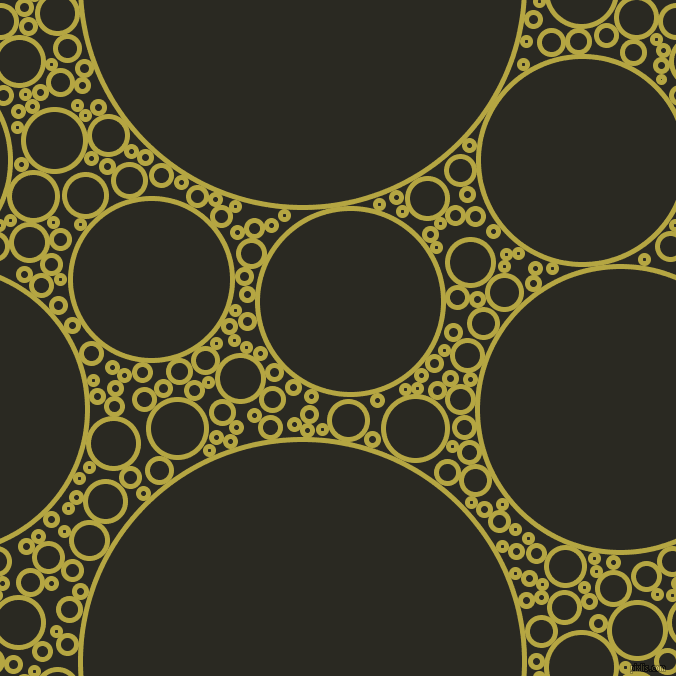 bubbles, circles, sponge, big, medium, small, 5 pixel line width, Brass and Maire circles bubbles sponge soap seamless tileable