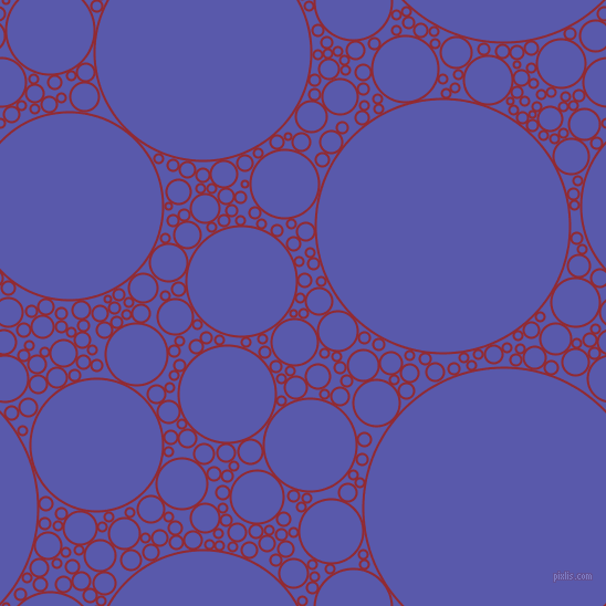 bubbles, circles, sponge, big, medium, small, 2 pixel line width, Bright Red and Rich Blue circles bubbles sponge soap seamless tileable