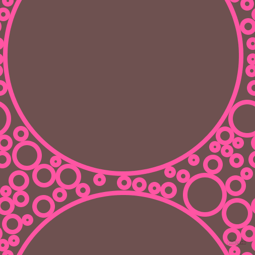 bubbles, circles, sponge, big, medium, small, 9 pixel line width, Brilliant Rose and Buccaneer circles bubbles sponge soap seamless tileable
