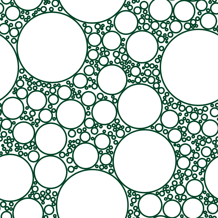 bubbles, circles, sponge, big, medium, small, 5 pixel line width, British Racing Green and White circles bubbles sponge soap seamless tileable