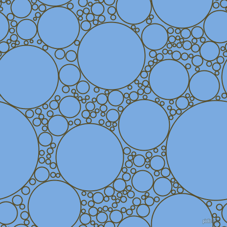 bubbles, circles, sponge, big, medium, small, 2 pixel line width, Bronze Olive and Jordy Blue circles bubbles sponge soap seamless tileable