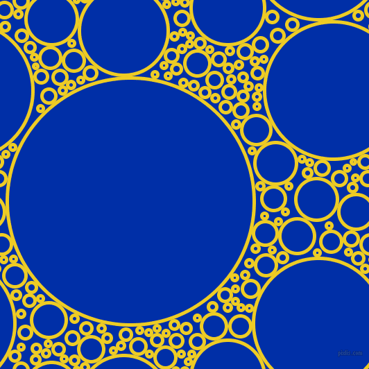 bubbles, circles, sponge, big, medium, small, 5 pixel line width, Broom and International Klein Blue circles bubbles sponge soap seamless tileable