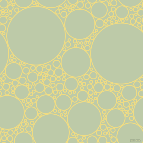 bubbles, circles, sponge, big, medium, small, 3 pixel line width, Buff and Pale Leaf circles bubbles sponge soap seamless tileable