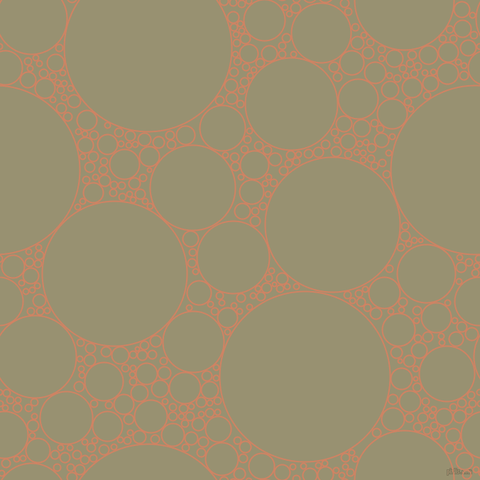 bubbles, circles, sponge, big, medium, small, 2 pixel line width, Burning Sand and Gurkha circles bubbles sponge soap seamless tileable