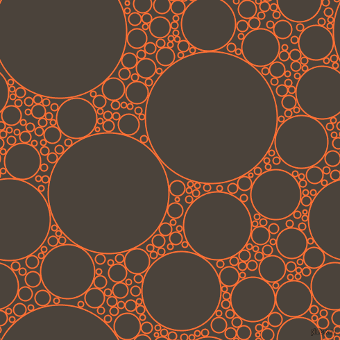 bubbles, circles, sponge, big, medium, small, 2 pixel line width, Burnt Orange and Space Shuttle circles bubbles sponge soap seamless tileable