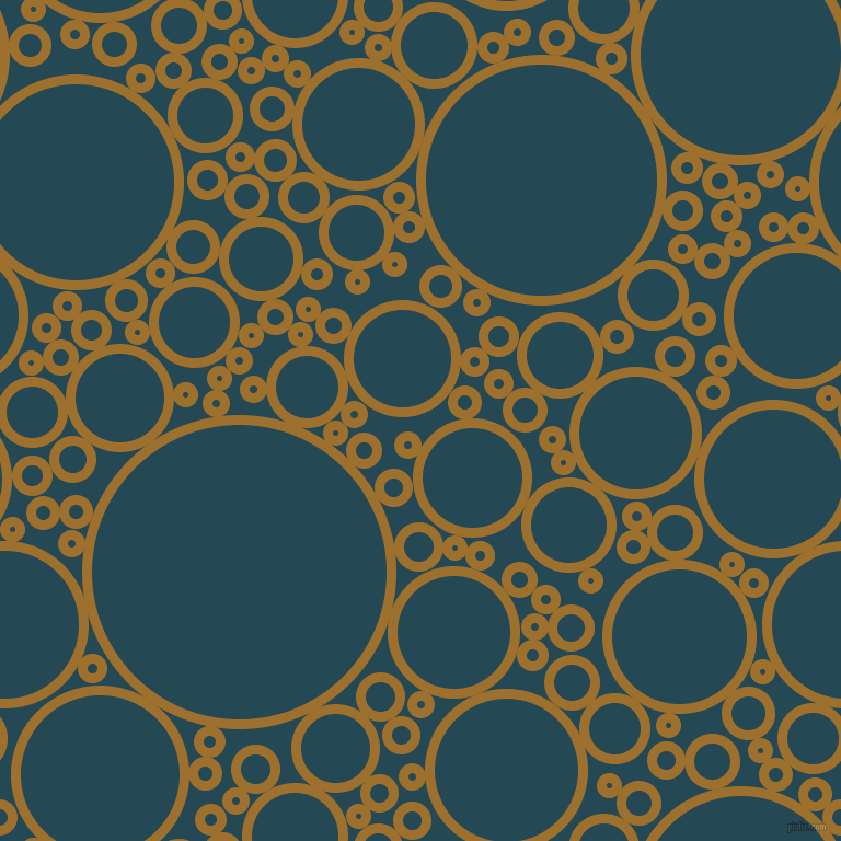 bubbles, circles, sponge, big, medium, small, 9 pixel line width, Buttered Rum and Teal Blue circles bubbles sponge soap seamless tileable