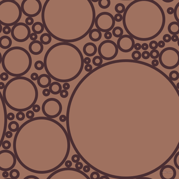 bubbles, circles, sponge, big, medium, small, 9 pixel line width, Cab Sav and Toast circles bubbles sponge soap seamless tileable