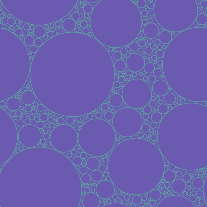 bubbles, circles, sponge, big, medium, small, 2 pixel line width, Cadet Blue and Blue Marguerite circles bubbles sponge soap seamless tileable