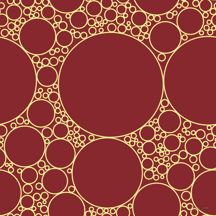 bubbles, circles, sponge, big, medium, small, 2 pixel line width, Canary and Flame Red circles bubbles sponge soap seamless tileable