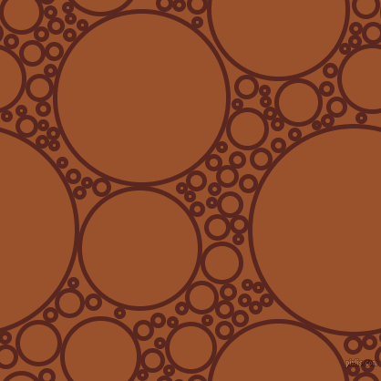 bubbles, circles, sponge, big, medium, small, 5 pixel line width, Caput Mortuum and Hawaiian Tan circles bubbles sponge soap seamless tileable
