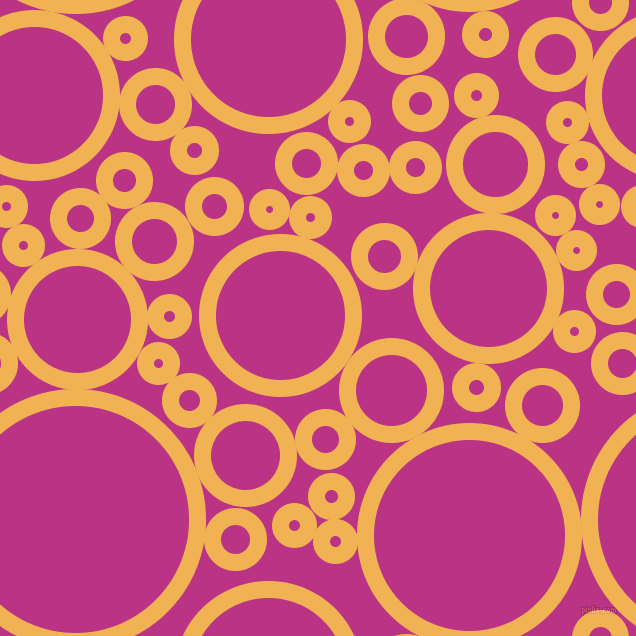 bubbles, circles, sponge, big, medium, small, 17 pixel line width, Casablanca and Red Violet circles bubbles sponge soap seamless tileable