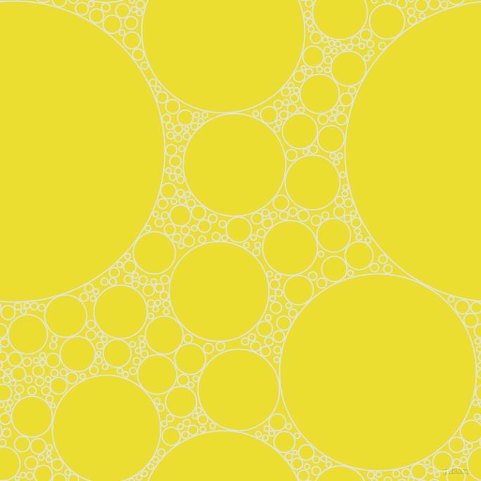 bubbles, circles, sponge, big, medium, small, 2 pixel line width, Catskill White and Golden Fizz circles bubbles sponge soap seamless tileable