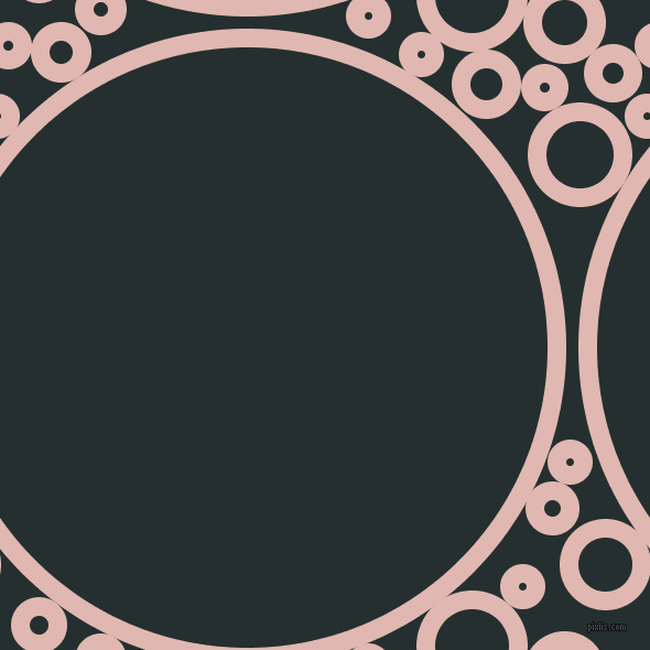 bubbles, circles, sponge, big, medium, small, 17 pixel line width, Cavern Pink and Swamp circles bubbles sponge soap seamless tileable