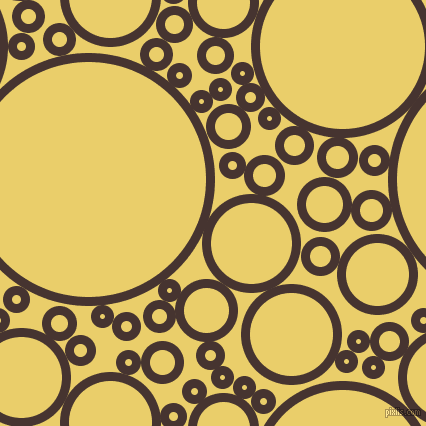 bubbles, circles, sponge, big, medium, small, 9 pixel line width, Cedar and Golden Sand circles bubbles sponge soap seamless tileable