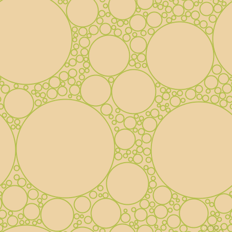 bubbles, circles, sponge, big, medium, small, 2 pixel line width, Celery and Dairy Cream circles bubbles sponge soap seamless tileable