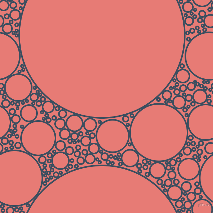 bubbles, circles, sponge, big, medium, small, 5 pixel line width, Cello and Geraldine circles bubbles sponge soap seamless tileable
