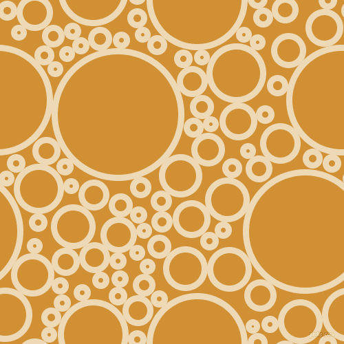 bubbles, circles, sponge, big, medium, small, 9 pixel line width, Champagne and Fuel Yellow circles bubbles sponge soap seamless tileable