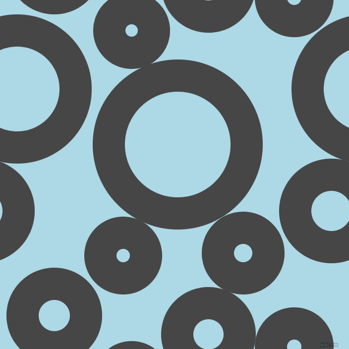 bubbles, circles, sponge, big, medium, small, 65 pixel line width, Charcoal and Light Blue circles bubbles sponge soap seamless tileable