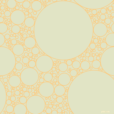bubbles, circles, sponge, big, medium, small, 2 pixel line width, Chardonnay and Frost circles bubbles sponge soap seamless tileable