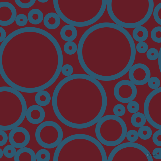 bubbles, circles, sponge, big, medium, small, 17 pixel line width, Chathams Blue and Pohutukawa circles bubbles sponge soap seamless tileable