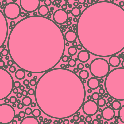 bubbles, circles, sponge, big, medium, small, 5 pixel line width, Chicago and Tickle Me Pink circles bubbles sponge soap seamless tileable