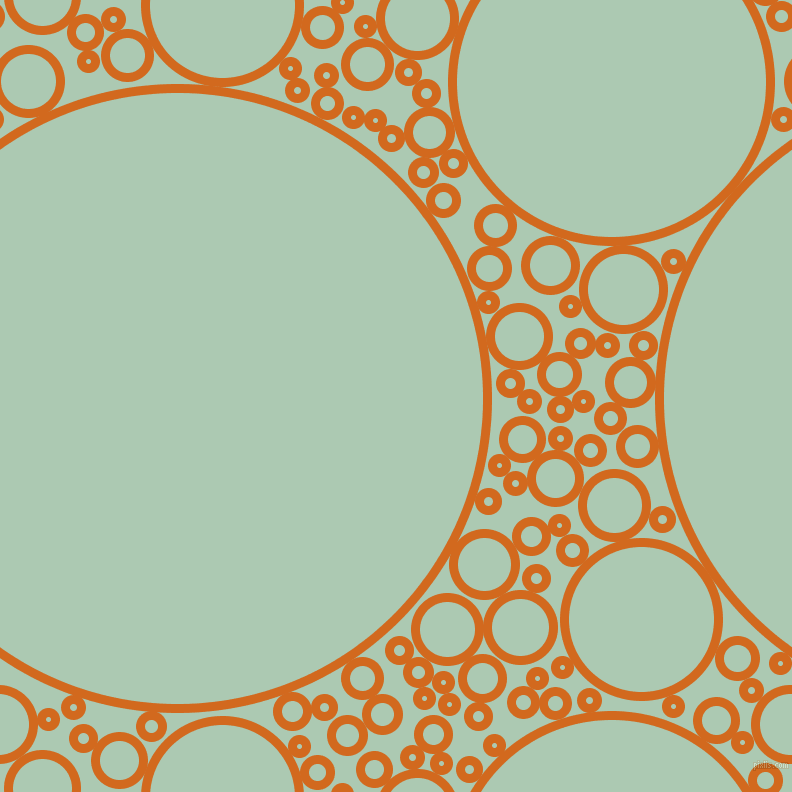 bubbles, circles, sponge, big, medium, small, 9 pixel line width, Chocolate and Gum Leaf circles bubbles sponge soap seamless tileable