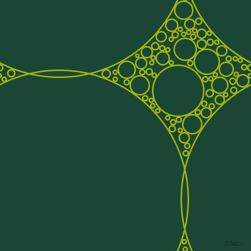 bubbles, circles, sponge, big, medium, small, 3 pixel line width, Citrus and Sherwood Green circles bubbles sponge soap seamless tileable