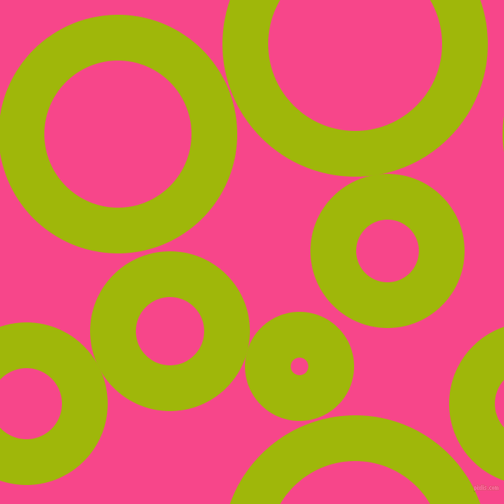 bubbles, circles, sponge, big, medium, small, 65 pixel line width, Citrus and Violet Red circles bubbles sponge soap seamless tileable