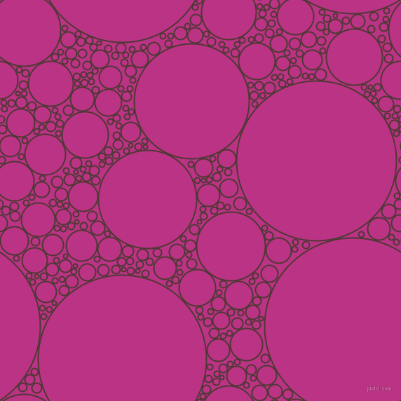 bubbles, circles, sponge, big, medium, small, 2 pixel line width, Cocoa Bean and Red Violet circles bubbles sponge soap seamless tileable