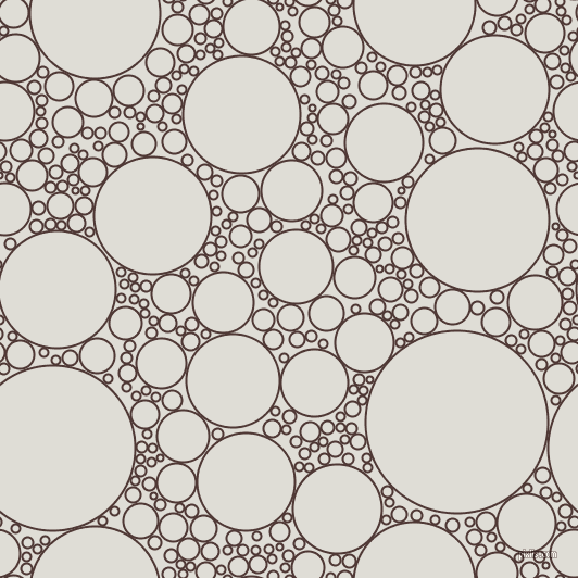 bubbles, circles, sponge, big, medium, small, 2 pixel line width, Cocoa Bean and Sea Fog circles bubbles sponge soap seamless tileable