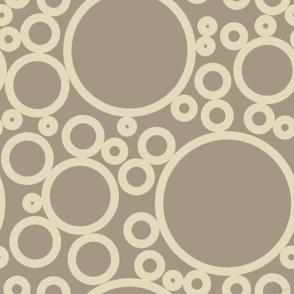 bubbles, circles, sponge, big, medium, small, 17 pixel line width, Coconut Cream and Malta circles bubbles sponge soap seamless tileable