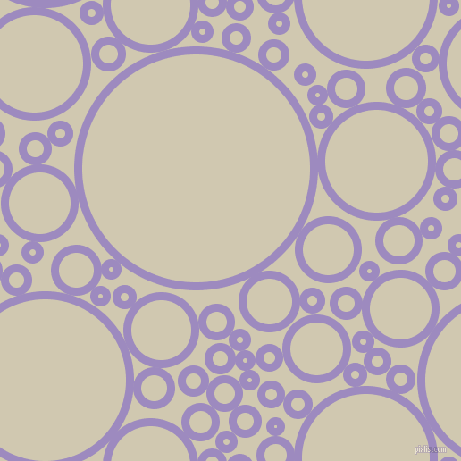 bubbles, circles, sponge, big, medium, small, 9 pixel line width, Cold Purple and Parchment circles bubbles sponge soap seamless tileable