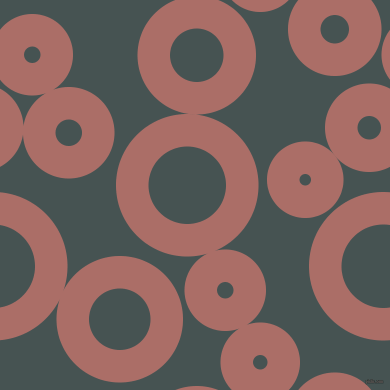 bubbles, circles, sponge, big, medium, small, 65 pixel line widthCoral Tree and Dark Slate circles bubbles sponge soap seamless tileable