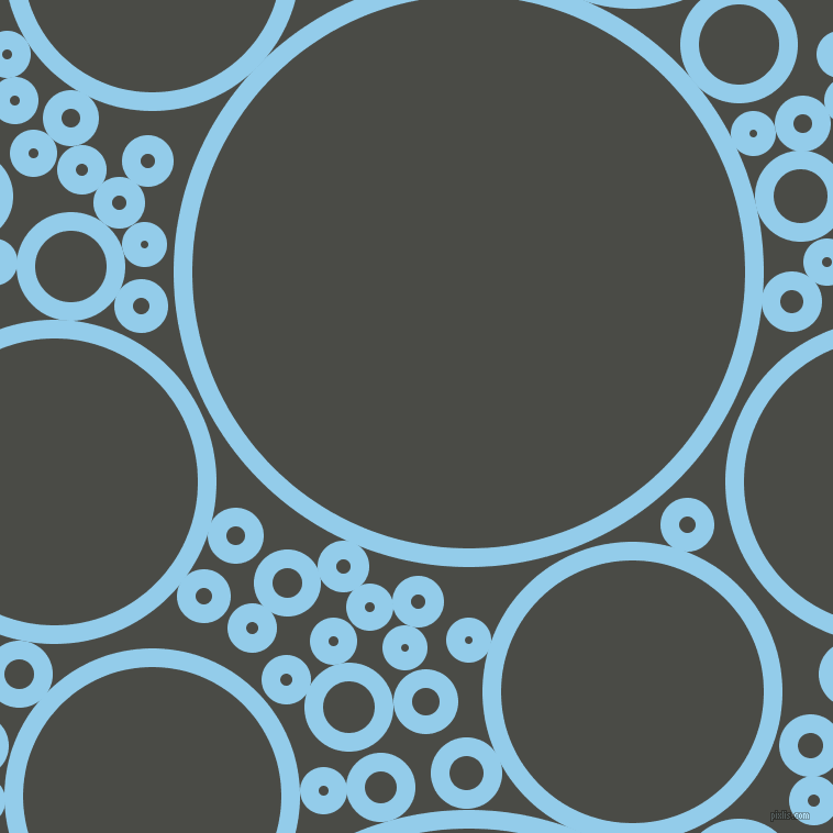 bubbles, circles, sponge, big, medium, small, 17 pixel line width, Cornflower and Gravel circles bubbles sponge soap seamless tileable