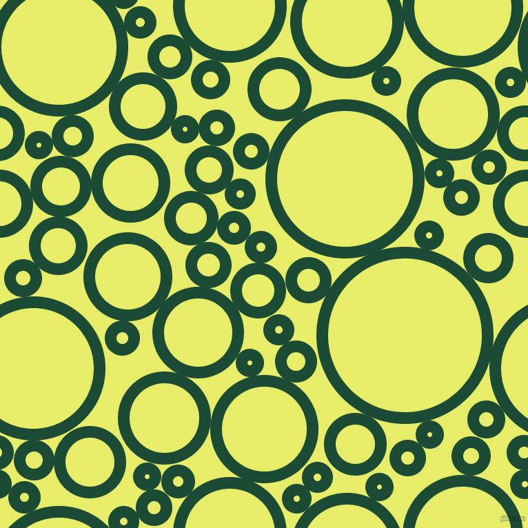 bubbles, circles, sponge, big, medium, small, 17 pixel line width, County Green and Honeysuckle circles bubbles sponge soap seamless tileable