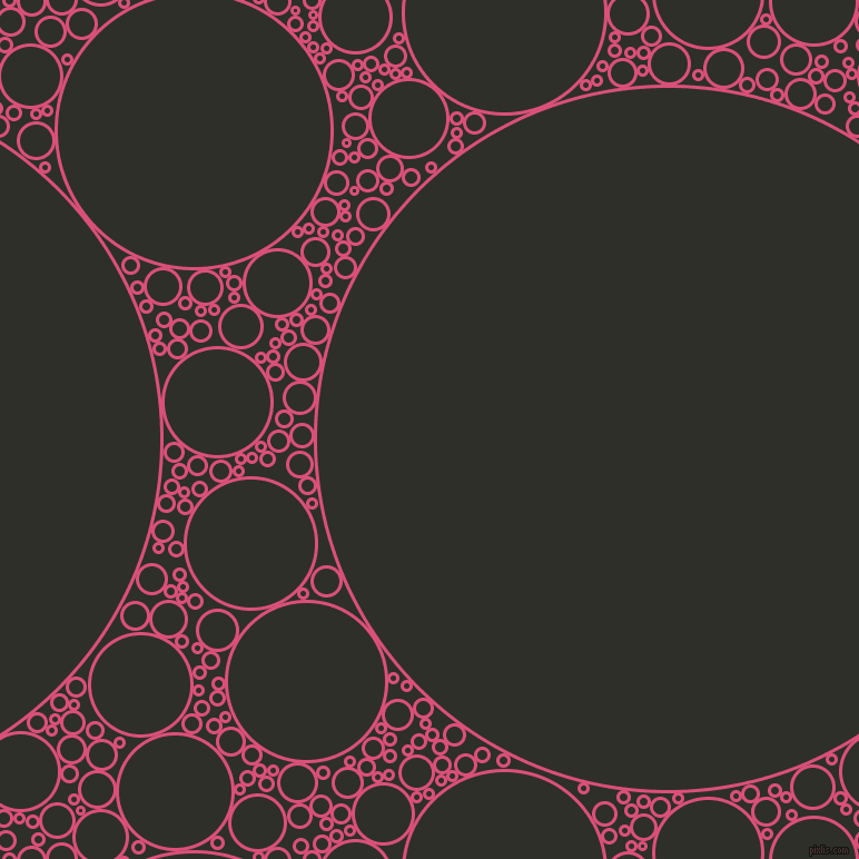 bubbles, circles, sponge, big, medium, small, 3 pixel line width, Cranberry and Eternity circles bubbles sponge soap seamless tileable