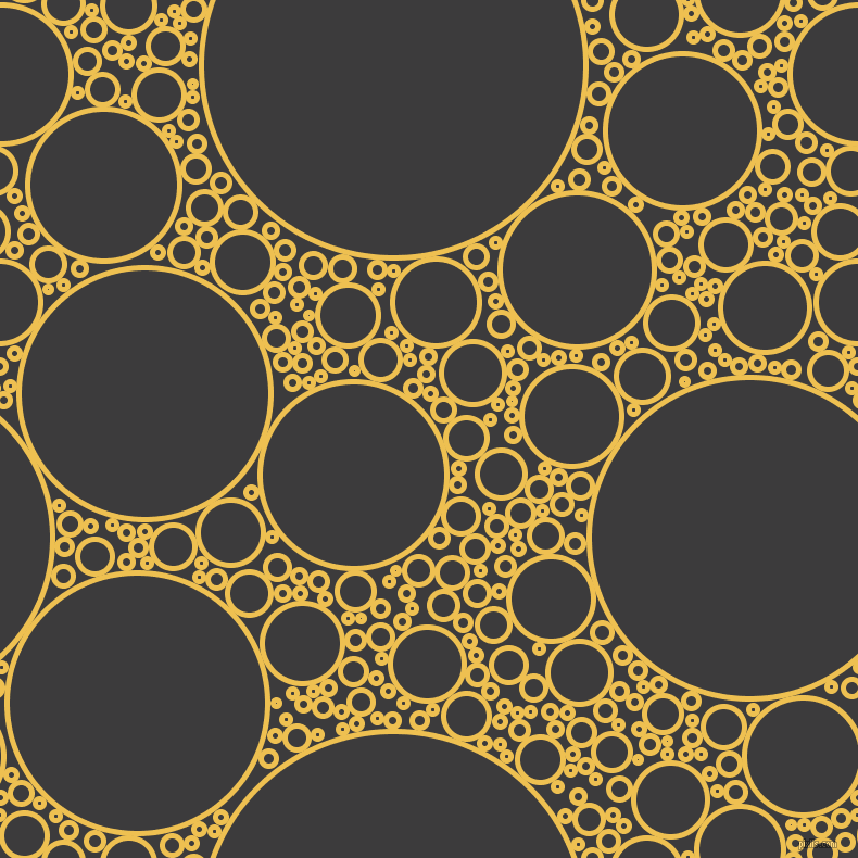 bubbles, circles, sponge, big, medium, small, 5 pixel line width, Cream Can and Fuscous Grey circles bubbles sponge soap seamless tileable