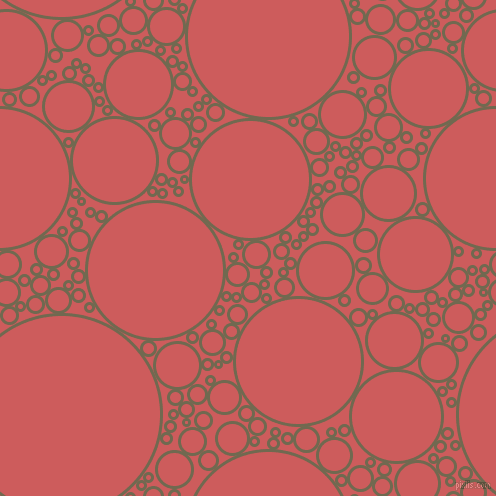 bubbles, circles, sponge, big, medium, small, 3 pixel line width, Crocodile and Indian Red circles bubbles sponge soap seamless tileable