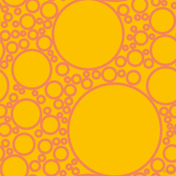 bubbles, circles, sponge, big, medium, small, 9 pixel line width, Crusta and Golden Poppy circles bubbles sponge soap seamless tileable