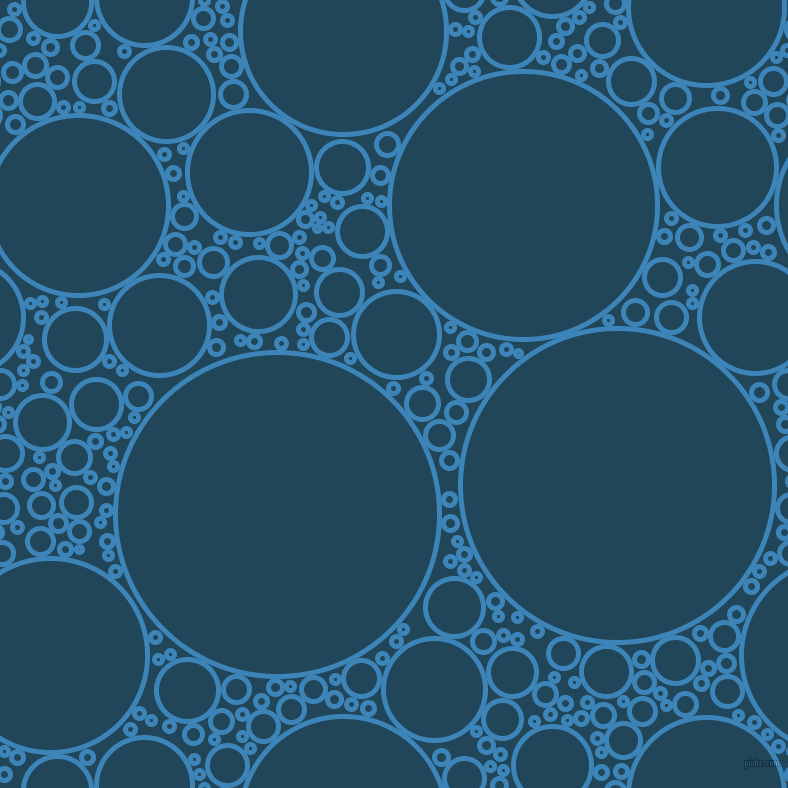 bubbles, circles, sponge, big, medium, small, 5 pixel line width, Curious Blue and Astronaut Blue circles bubbles sponge soap seamless tileable