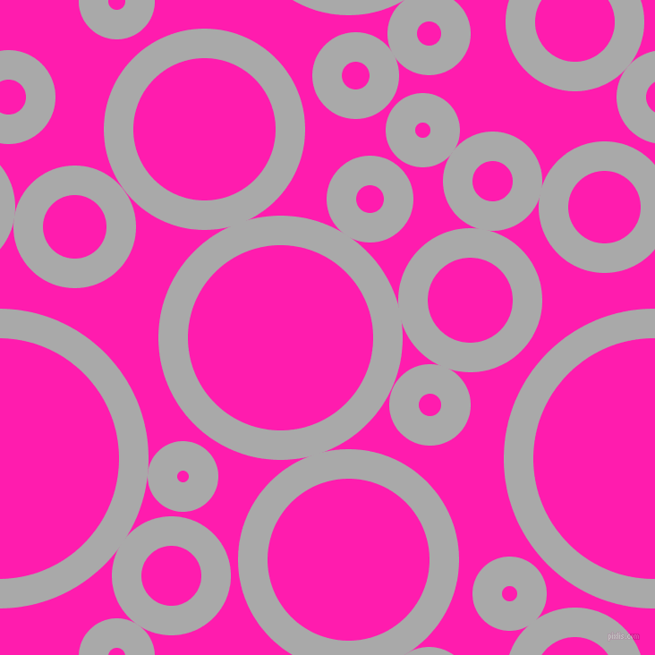 bubbles, circles, sponge, big, medium, small, 33 pixel line width, Dark Gray and Spicy Pink circles bubbles sponge soap seamless tileable